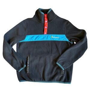 Women’s Cotopaxi Teca Black Fleece Snap Pullover Size Medium